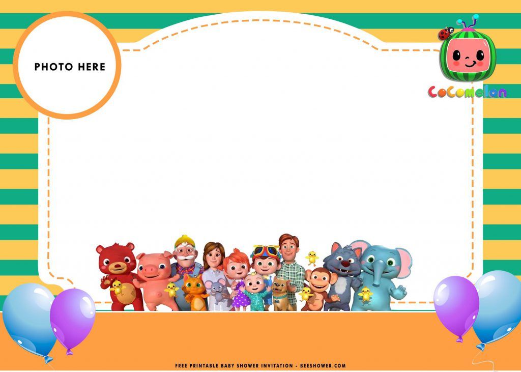 Featured image of post Cocomelon Invitation Template Free