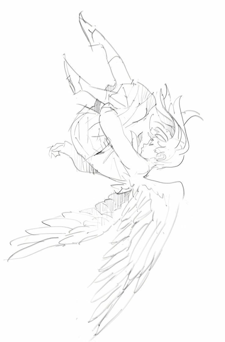 Featured image of post Falling Pose Anime With Wings