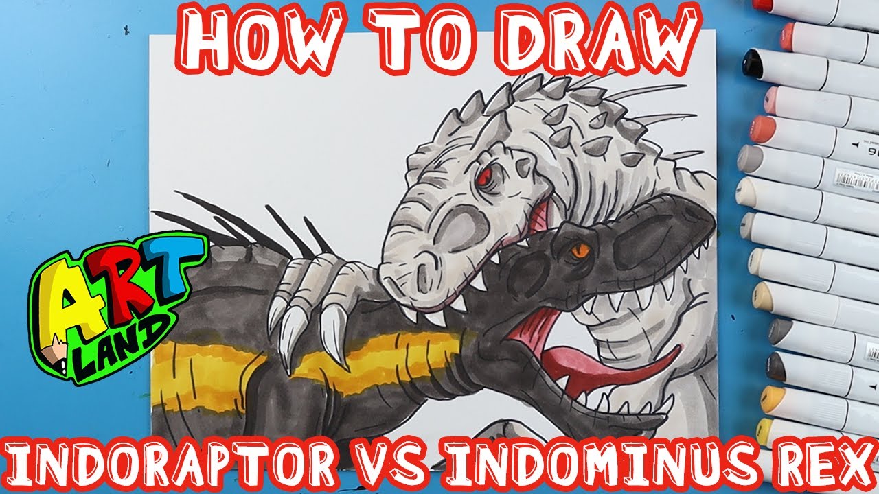 Featured image of post How To Draw Indoraptor Vs Indominus Rex