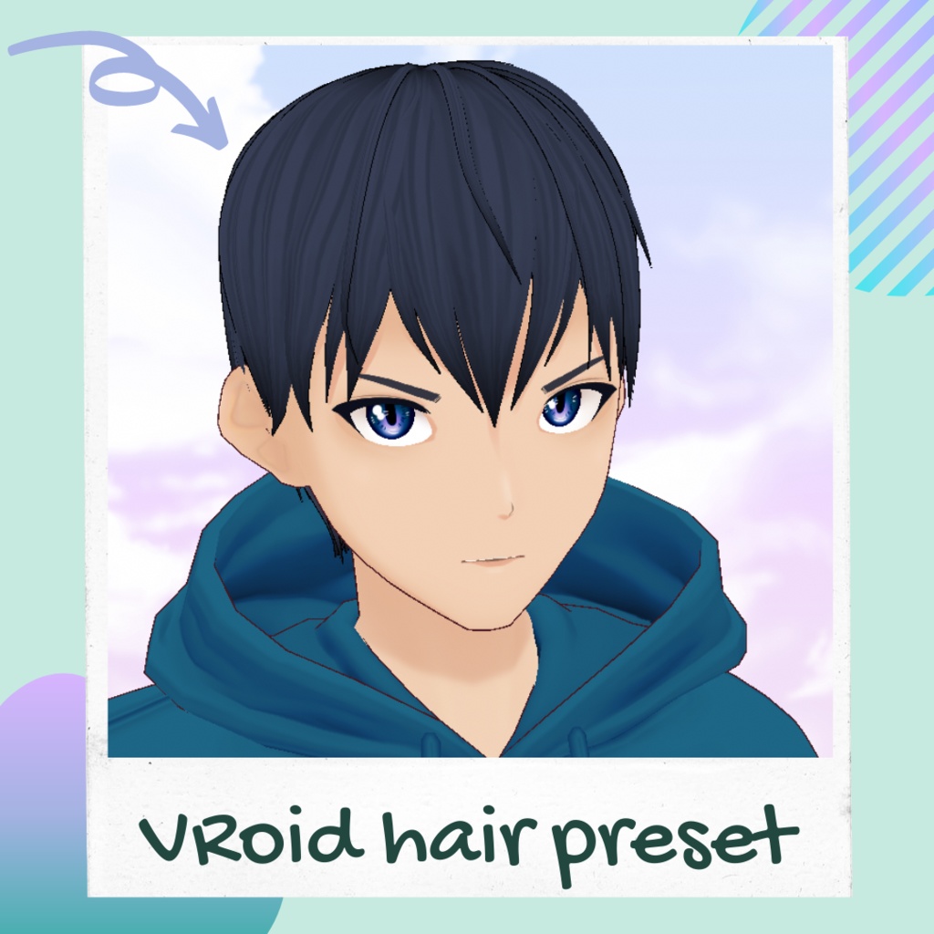Featured image of post Vroid Hair Presets Male